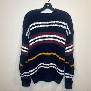 Tommy Hilfiger Sweater, Size Small, Blue Striped
